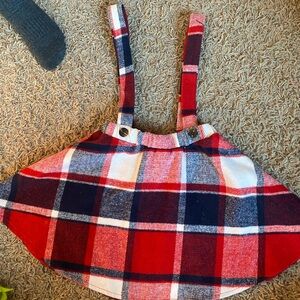 Plaid Christmas girls skirt 4